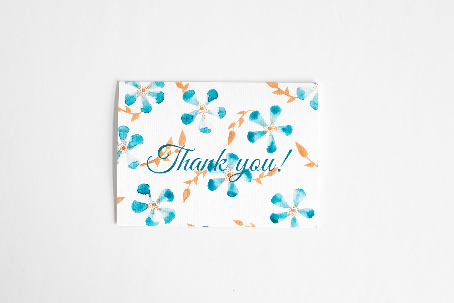 Thank You Blue Floral