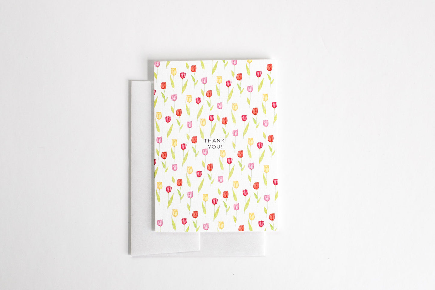 Thank You Floral Card | watercolour greeting card | thank you card for work | thank you card set | thank you wedding card | girly card |