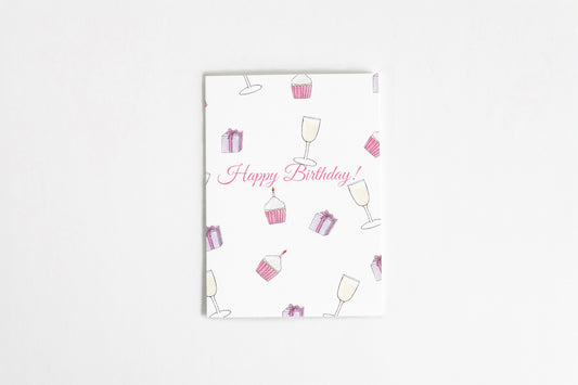 Cupcakes and Sparkling Wine Birthday