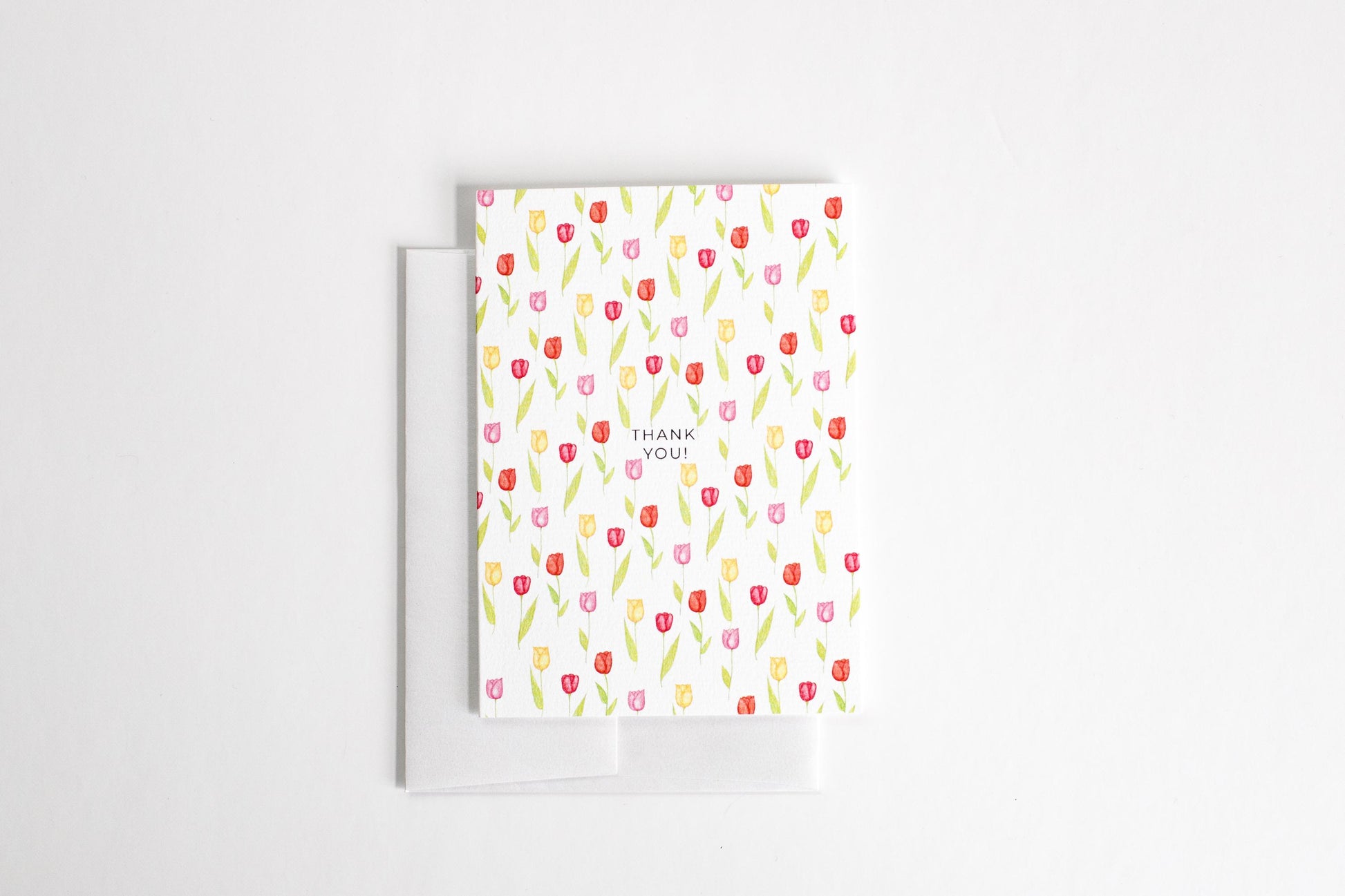 Thank You Floral Card | watercolour greeting card | thank you card for work | thank you card set | thank you wedding card | girly card |